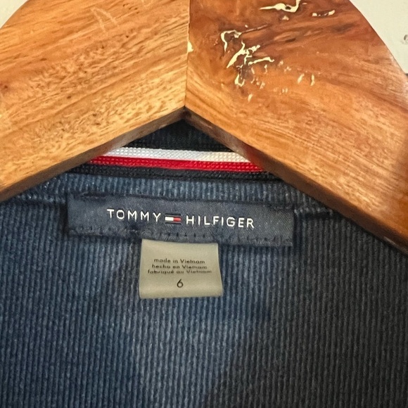 Tommy Hilfiger Women's Open Front Jacket Soft Blazer Sweater Blue 6 - Picture 4 of 6